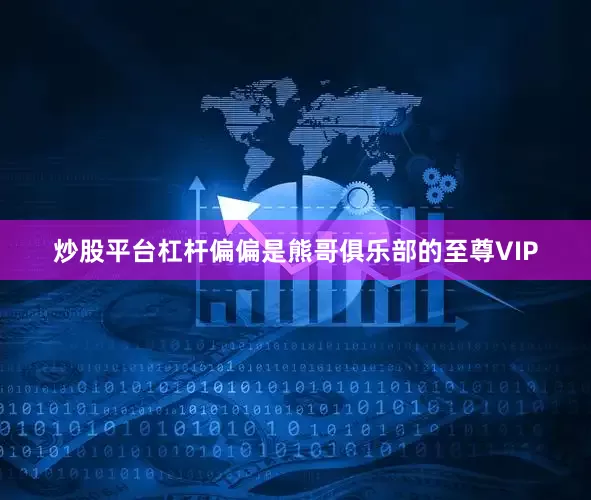 炒股平台杠杆偏偏是熊哥俱乐部的至尊VIP